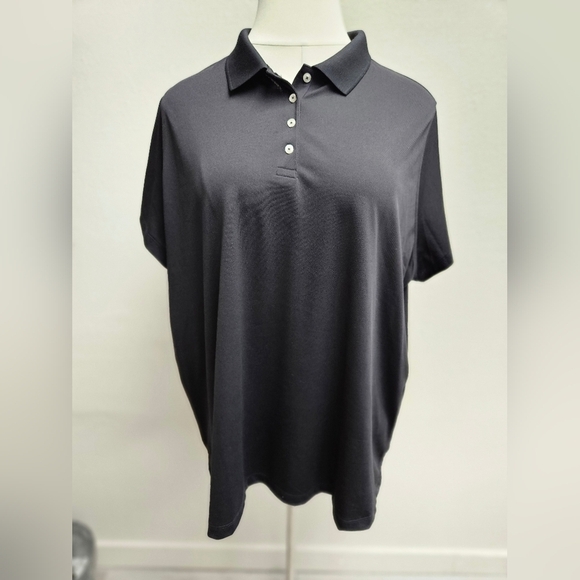 LANDS END Black Polo 4XL - Picture 1 of 7